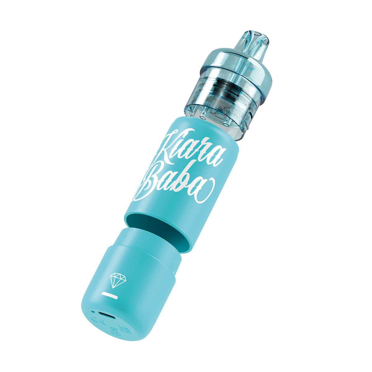 Kiara Baba 10K, Refill Container, Blue Razz Kizz Lemon 10ml 20mg
