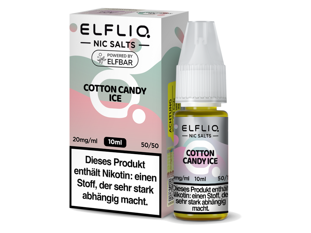 ELFLIQ, Cotton Candy Ice NicSalt 10ml - 