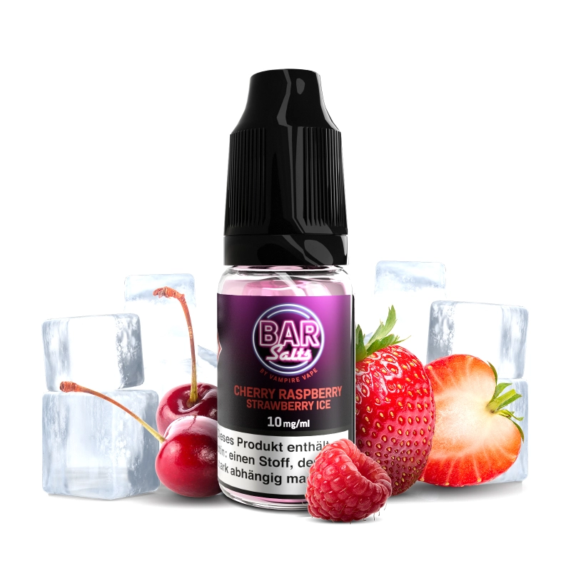 Vampire Vape Bar Salts - Cherry Raspberry Strawberry Ice Sample