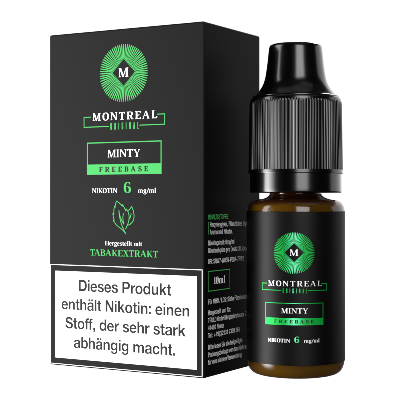 Montreal Original, Minty - 10ml Freebase - 6mg