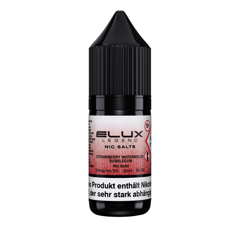 Elux Nic Salts 10ml - Strawberry Watermelon Bubblegum 10mg