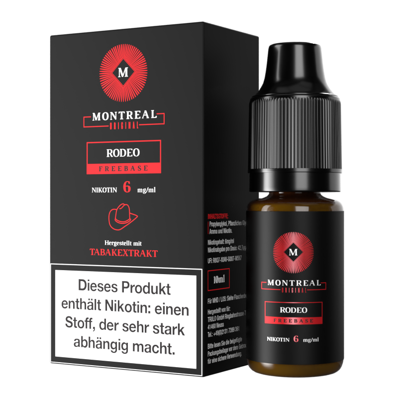 Montreal Original, Rodeo - 10ml Freebase - 6mg