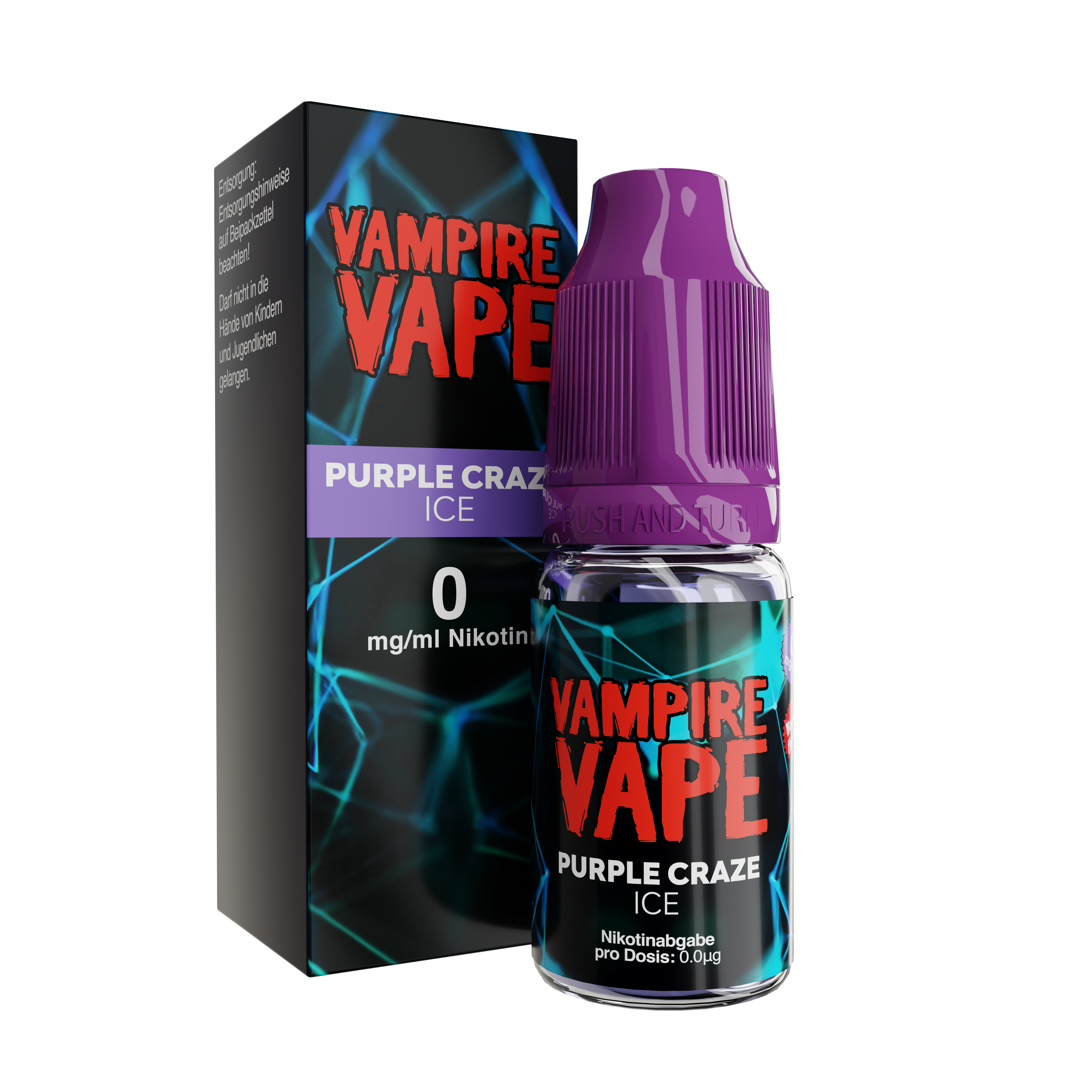 Vampire Vape 10ml - Purple Craze Ice - 0mg