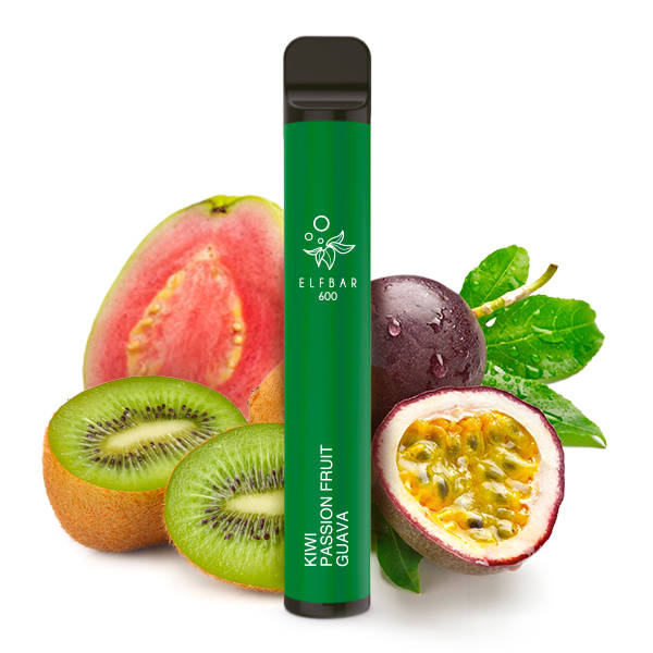 Elfbar 600 Einweg E-Zigarette 2ml - Kiwi Passion Fruit Guava 20mg