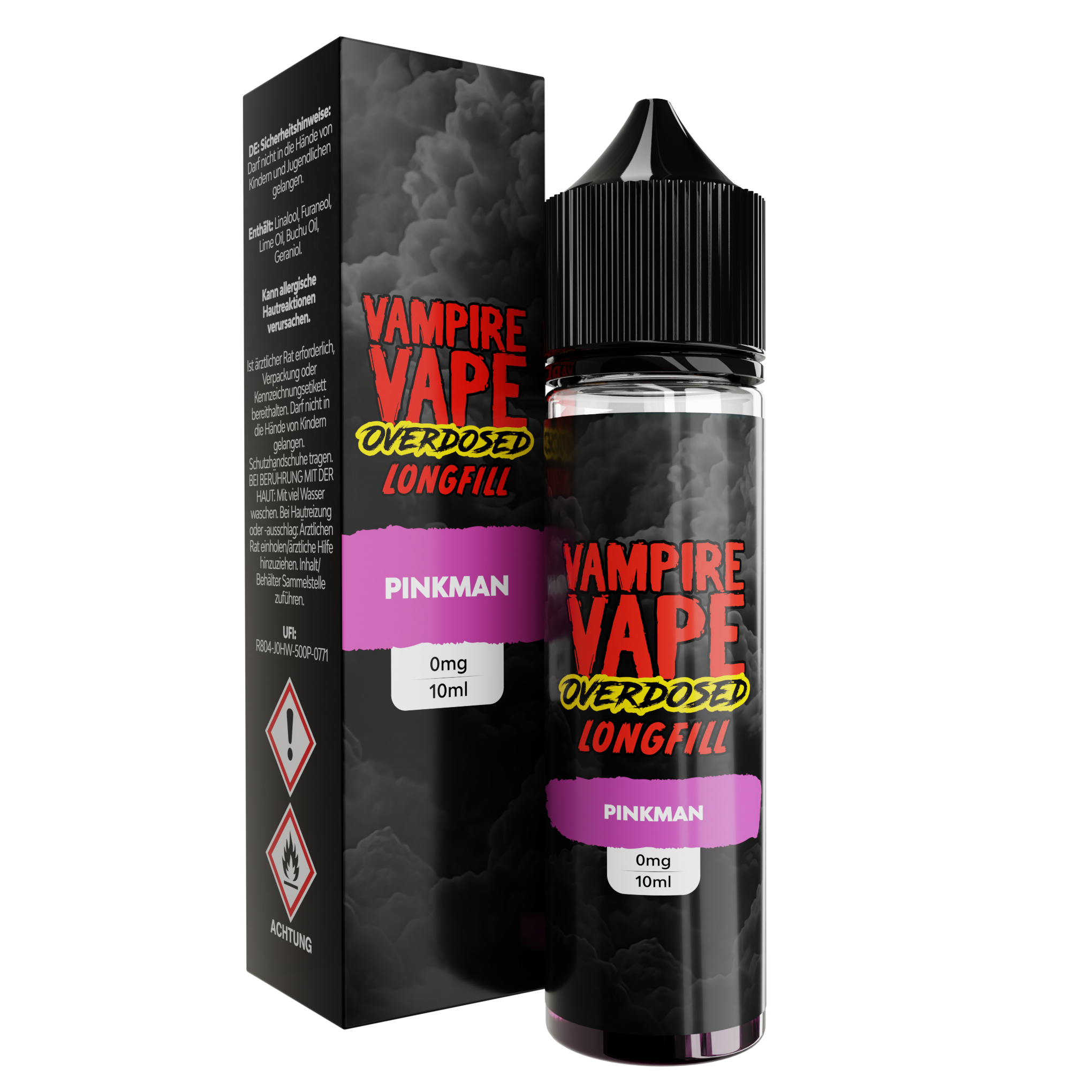 Vampire Vape, Overdosed Collection Pinkman, Longfill 10ml