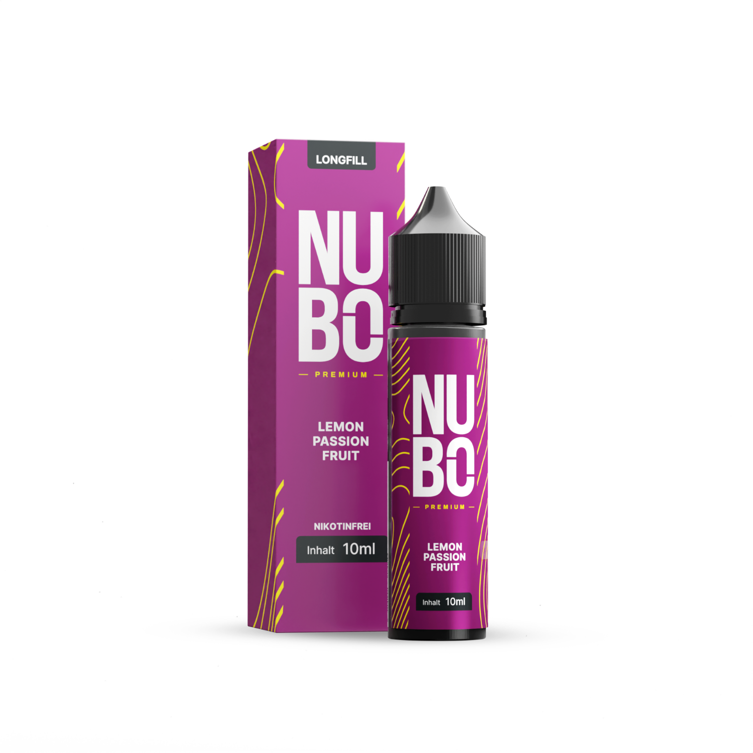NUBO, Lemon Passionfruit 10ml Longfill