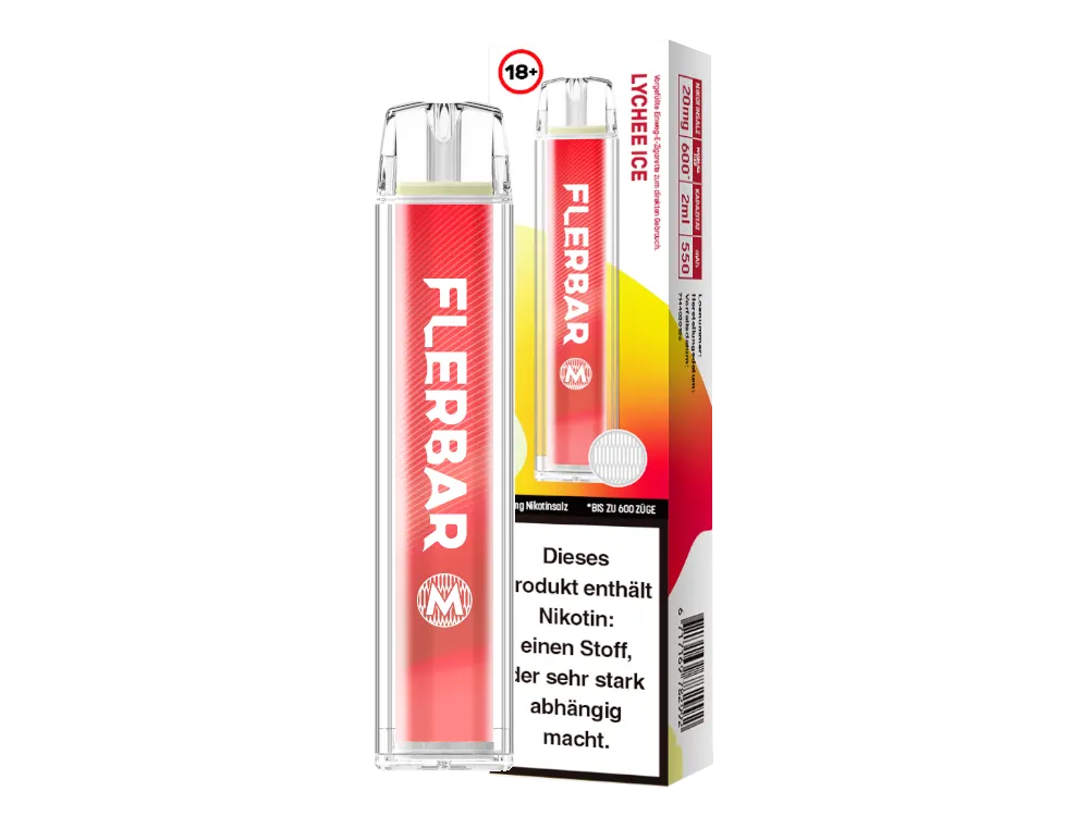Flerbar M E-Shisha 600 - Lychee Ice 20mg 2ml