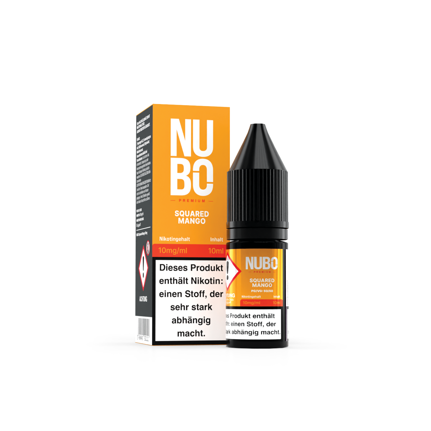 NUBO, Squared Mango NicSalt 10ml 10mg
