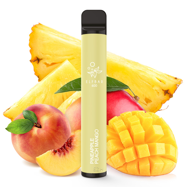 Elfbar 600 Einweg E-Zigarette 2ml - Pineapple Peach Mango 20mg