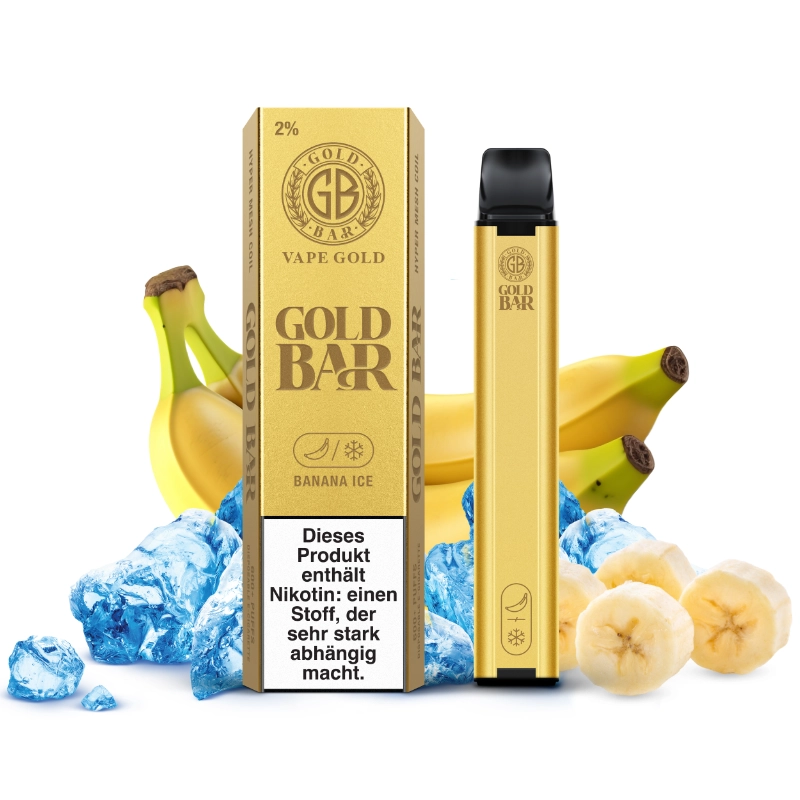 10er VPE - Gold Bar 2ml - Banana Ice 20mg