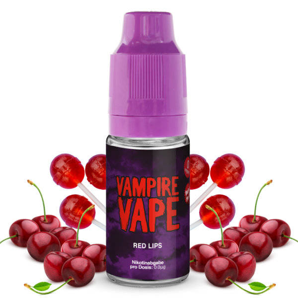 Vampire Vape 10ml - Red Lips 0mg
