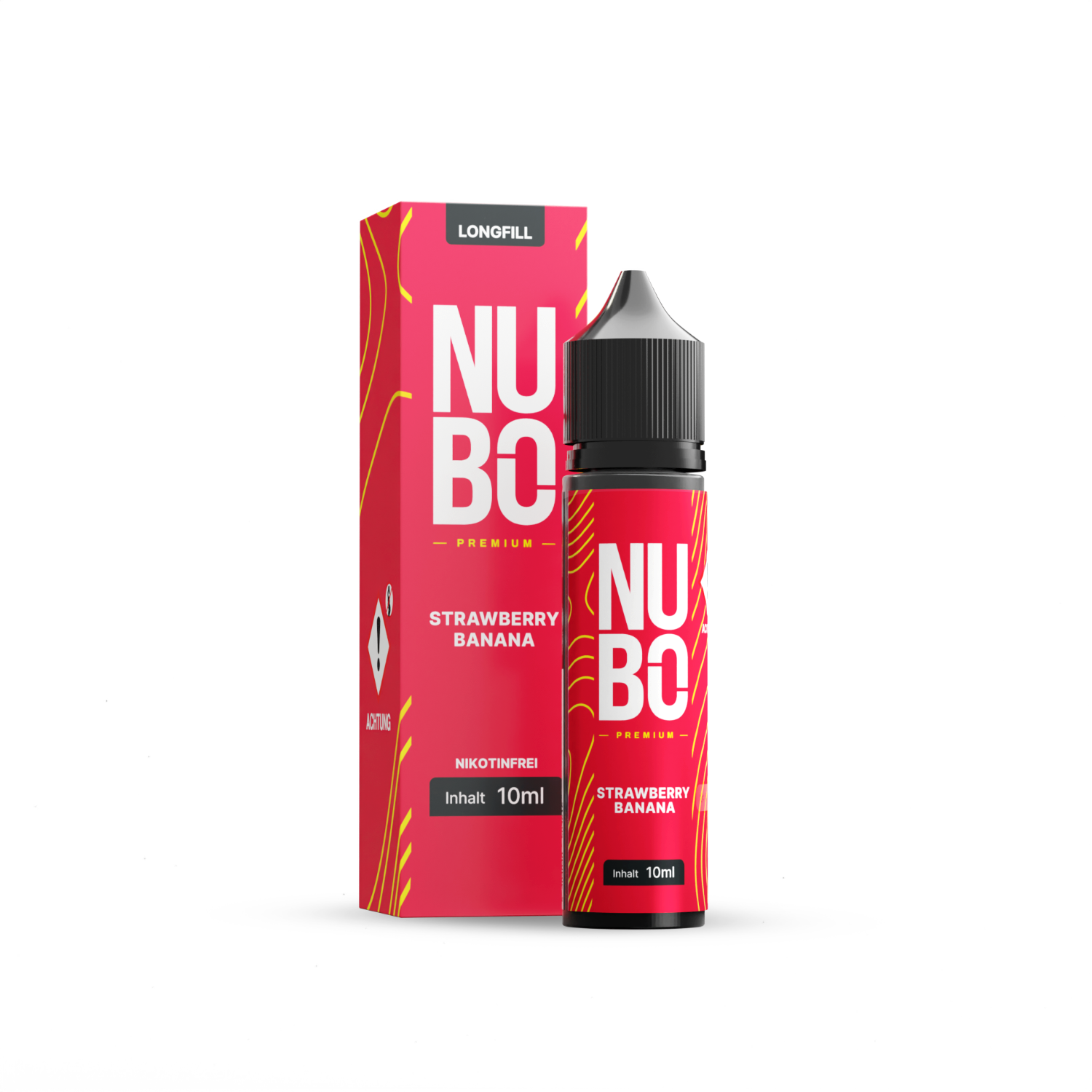 NUBO, Strawberry Banana 10ml Longfill