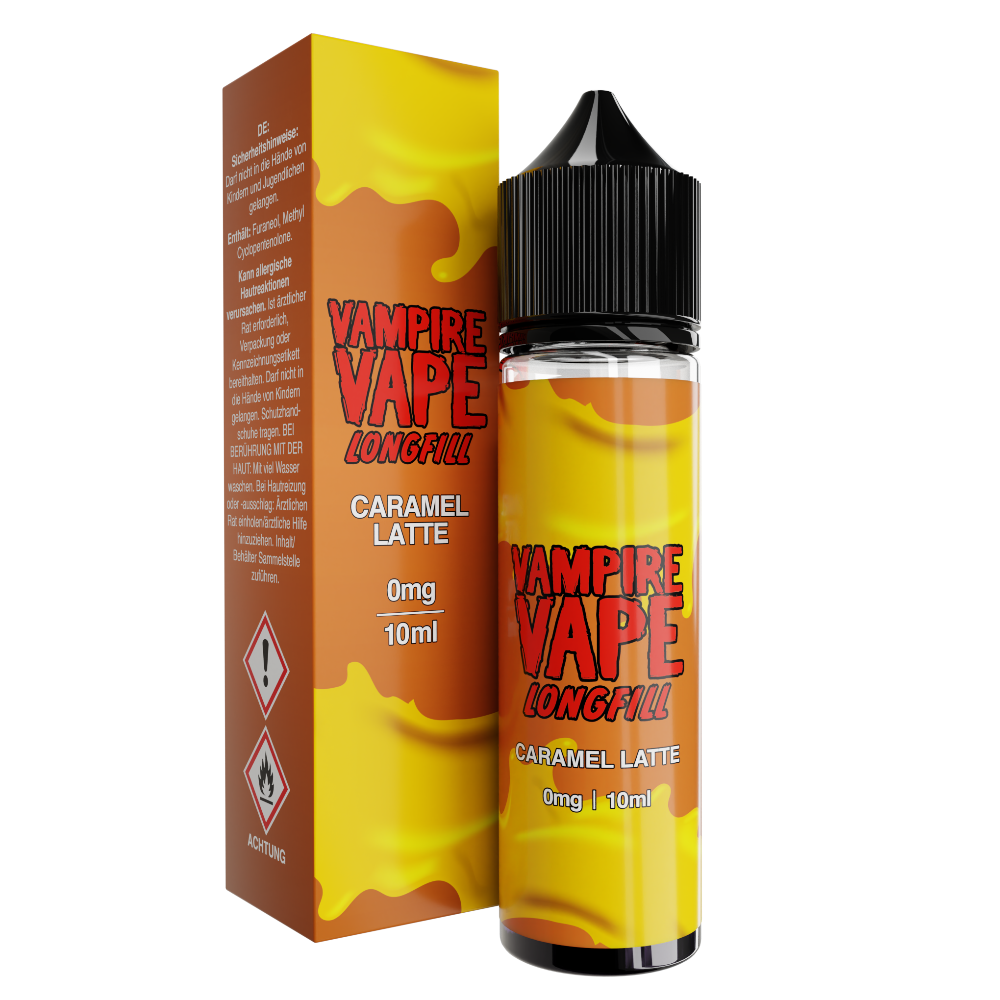 Vampire Vape, Desserts Collection, Caramel Latte, Longfill 10ml