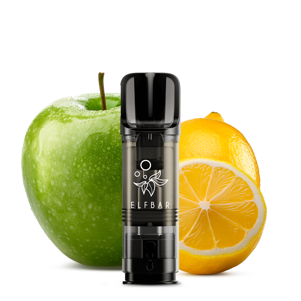 Elfbar, ELFA Prefilled Pod, Sour Apple 0mg 4ml