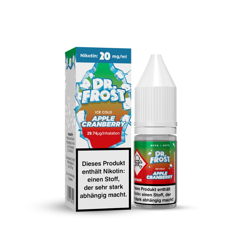 Dr. Frost Salt Nic - Ice Cold Apple Cranberry 10ml - 10mg