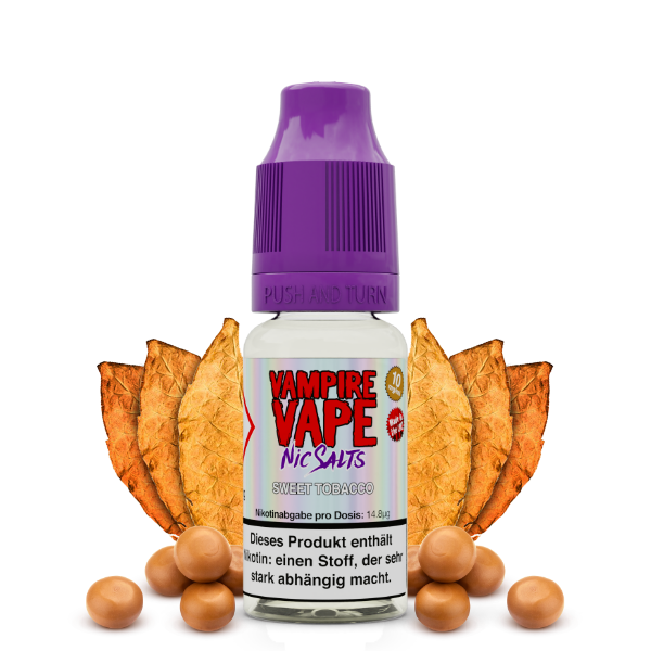 Sweet Tobacco 10ml Nic Salts - 10mg