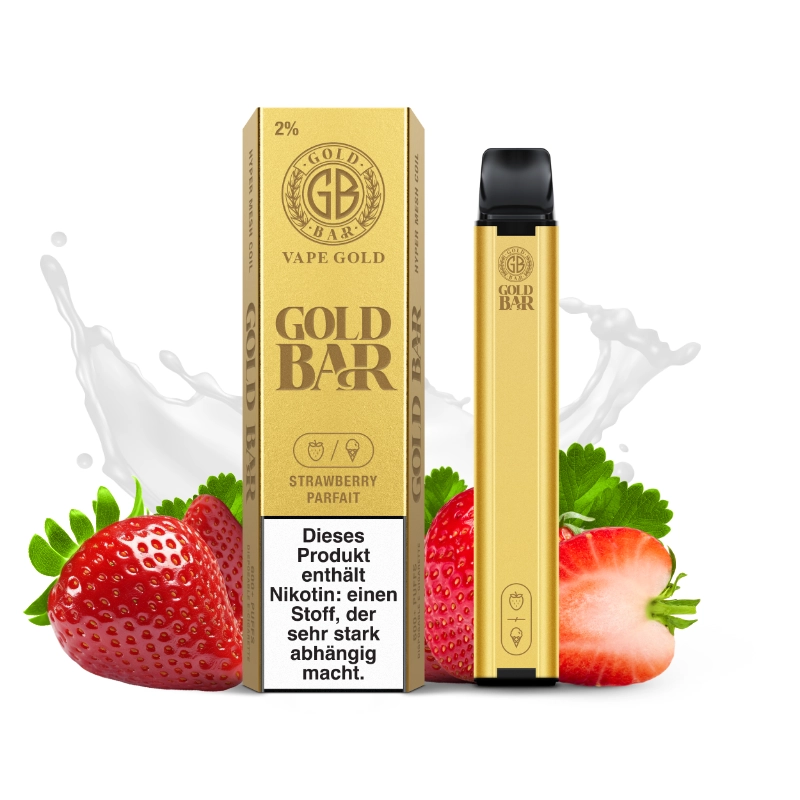 400er VPE - Gold Bar 2ml - Strawberry Parfait 20mg