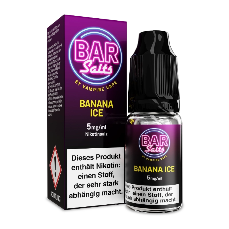 Vampire Vape Bar Salts - Banana Ice 10ml 20mg