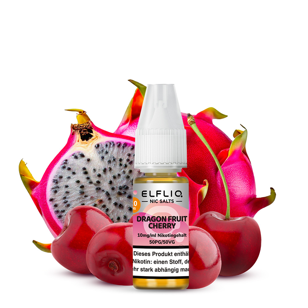 ELFLIQ, Dragon Fruit Cherry Nikotinsalzliquid 10ml 10mg