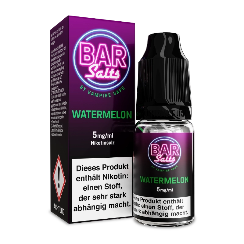 Vampire Vape Bar Salts - Watermelon 10ml 5mg