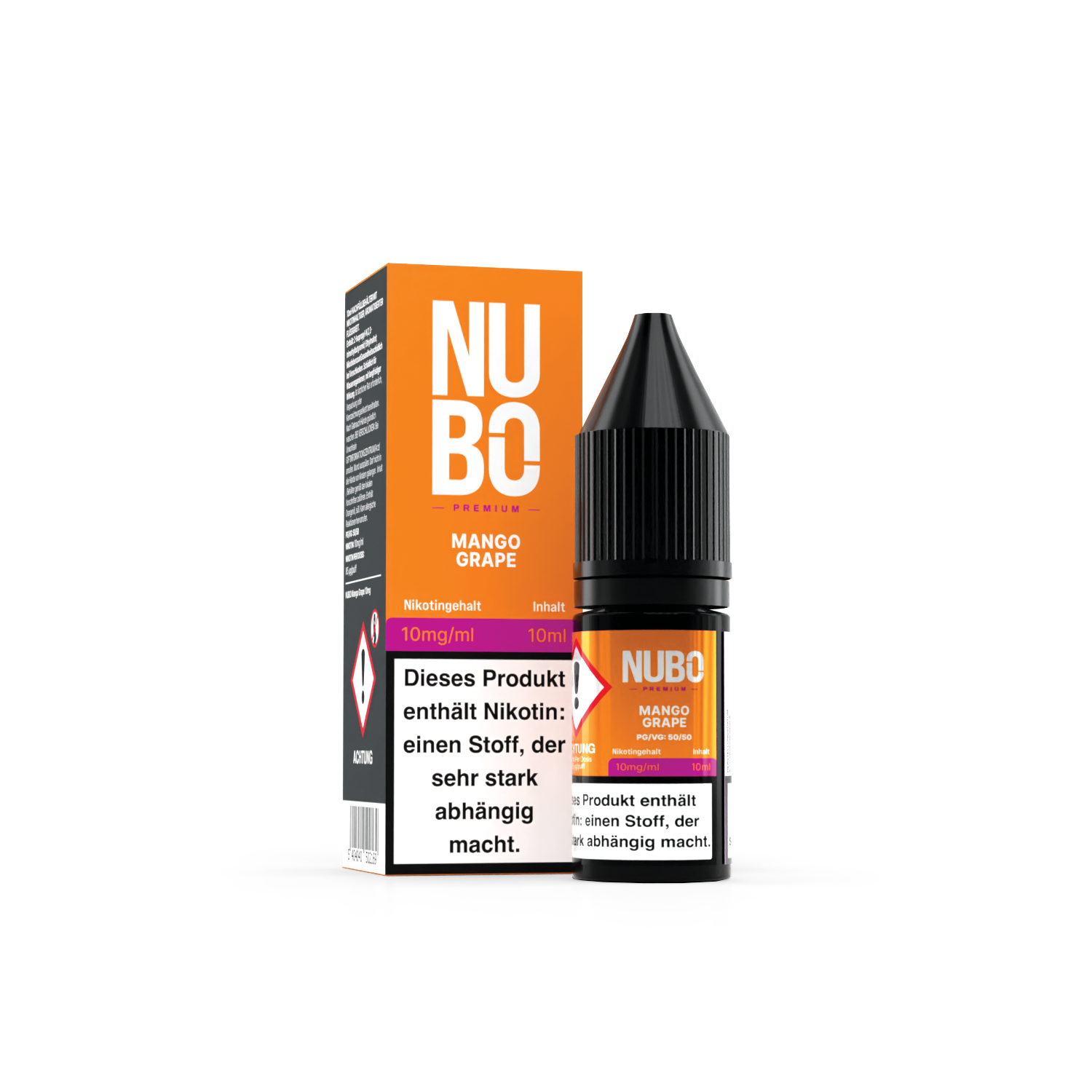 NUBO, Mango Grape NicSalt 10ml 10mg