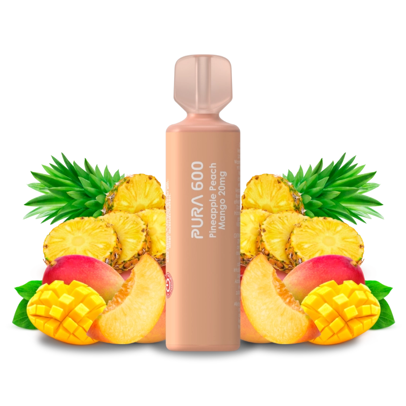 Pura 600 Einweg E-Zigarette - Pineapple Peach Mango 20mg