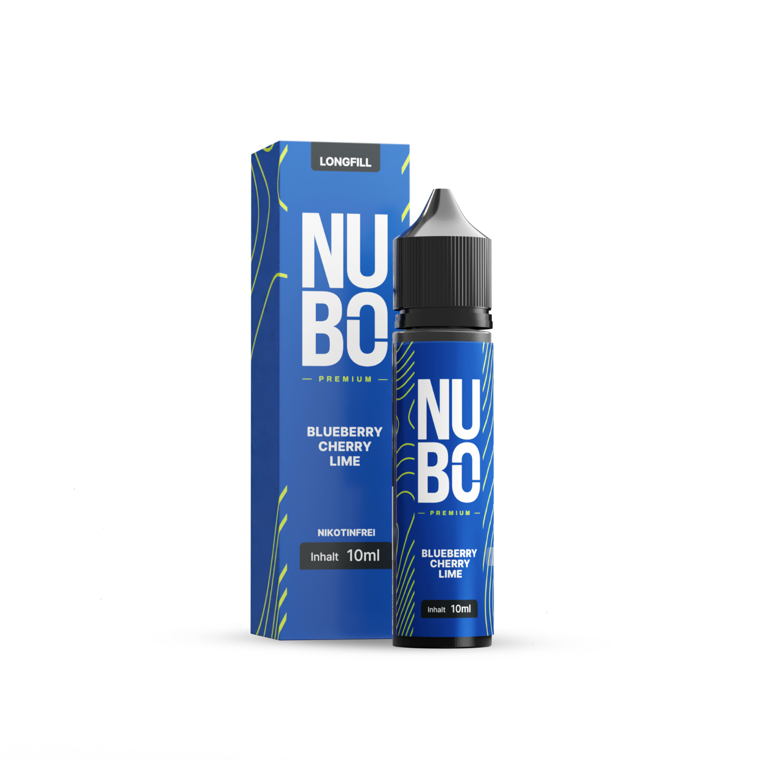 NUBO, Blueberry Cherry Lime 10ml Longfill