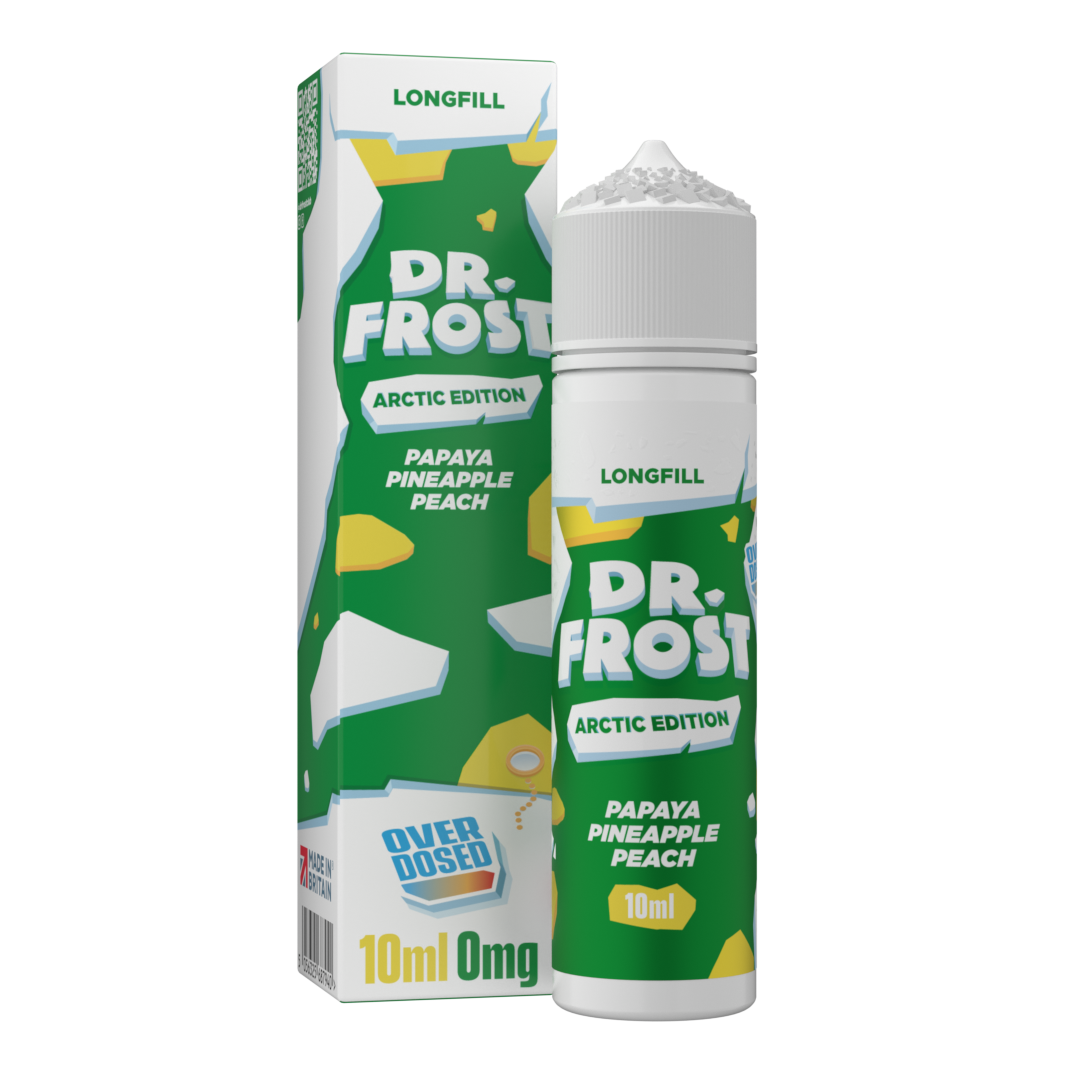Dr. Frost Arctic Edition, Papaya Pineapple Peach, Longfill 10ml