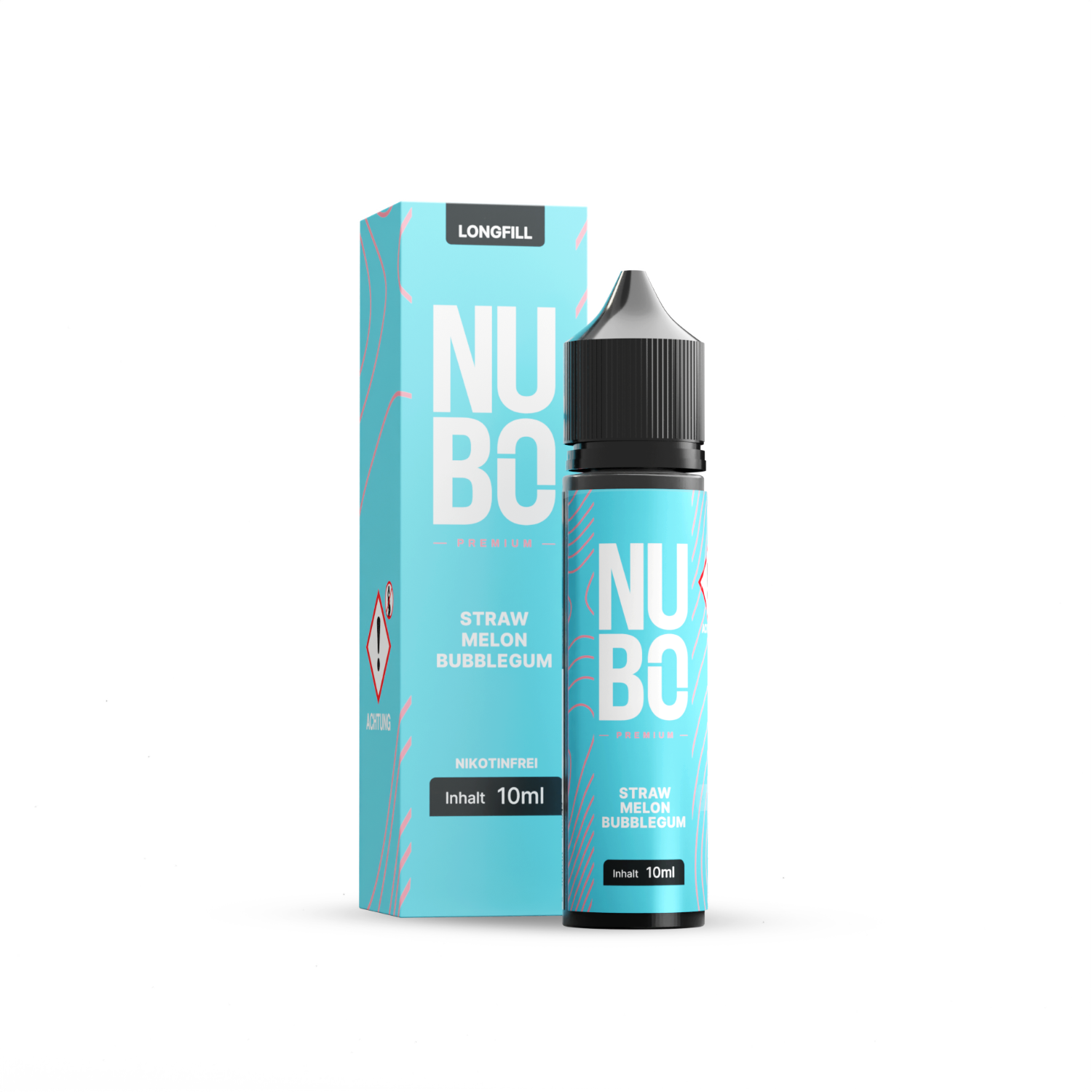 NUBO, Strawmelon Bubblegum 10ml Longfill