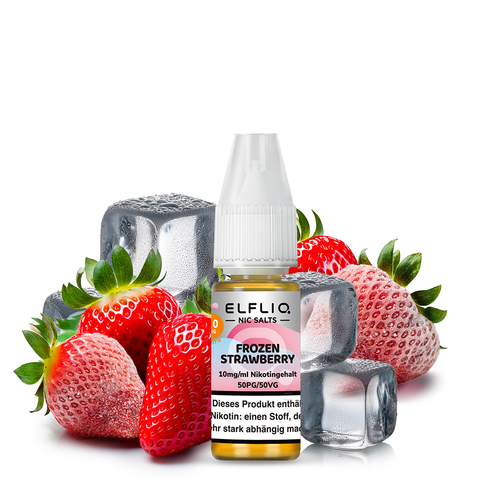 ELFLIQ, Frozen Strawberry Nikotinsalzliquid 10ml 10mg