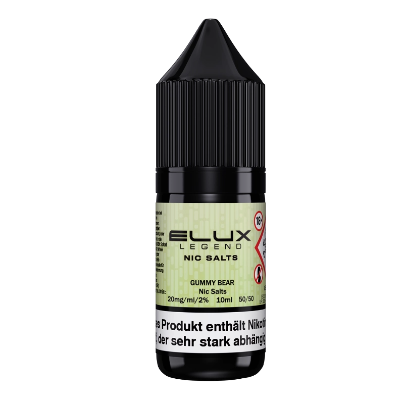 Elux Nic Salts 10ml - Gummy Bear 10mg